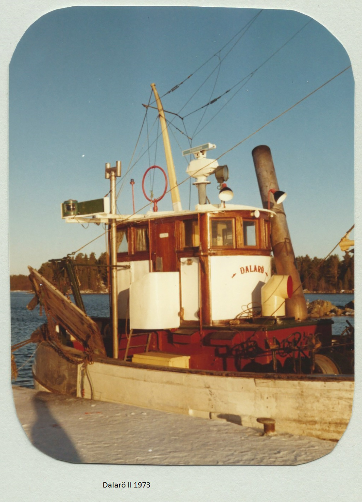 Dalarö II vid kajen 1973